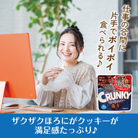 チョコレート菓子 クランキービッグパウチ　ザクザククッキー　72g 1セット（1個×6）