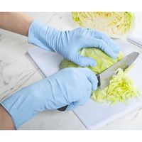 【使いきり手袋】エステー モデルローブNo.1200R　フードタッチグローブ L ST761272 1セット（50枚入×5個）