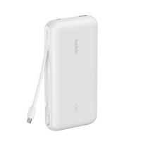 BELKIN 30W20000mAh ケーブル内蔵モバイルバッテリー BPB024FQWH 1個