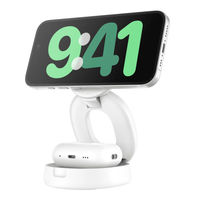 BELKIN Qi2 2ーinー1 ワイヤレス充電スタンド WIZ035DQWH 1個