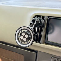 MagSafe対応 車載ホルダー エアコン吹出口用 ロングアーム Aタイプ ブラック  MagSafe非対応機種・ケースも使える（直送品）