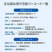 サンワサプライ  モバイルワイヤレス2次元バーコードリーダー（液晶付き） BCR-BT2D14BK（直送品）