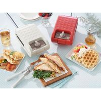 アイリスオーヤマ マルチサンドメーカー シングルサイズ IMS-502-W　ホワイト IMS-502-W 1台