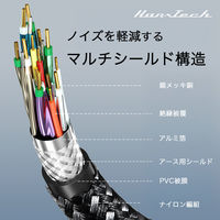 Hanx Hanx-Tech HDMI2.1ケーブル HT-HH8K40BY-1M 1本（直送品）