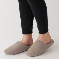 無印良品 洗えるクッションスリッパ Ｌ ２５～２６．５ｃｍ用 ライトブラウン 良品計画