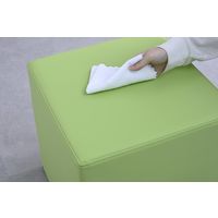 コンフォートワーク キューブスツール　収納付き　幅・奥行き380mm　キューブソファ　グリーン ACS-3840P(GR) 1台 オリジナル