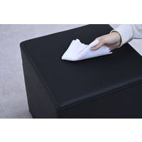 コンフォートワーク キューブスツール　収納付き　幅・奥行き380mm　キューブソファ　ブラック ACS-3840P(BK) 1台 オリジナル