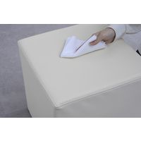 コンフォートワーク キューブスツール　収納付き　幅・奥行き380mm　キューブソファ　アイボリー ACS-3840P(IV) 1台 オリジナル