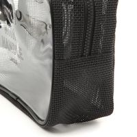 CLEARMESHハンドルポーチ ブラック LAKOLE/ラコレ