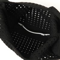 FLOWERニットバッグ ブラック LAKOLE/ラコレ