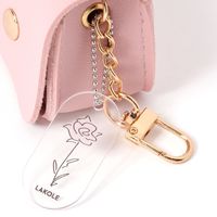 FLOWERイヤホンケース ピンク LAKOLE/ラコレ