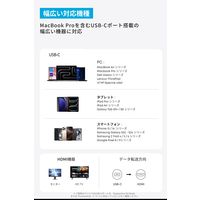 Anker Nano USBーC & HDMI ケーブル(4K 高耐久ナイロン)0.9m A87E0011 1本