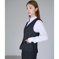 ボンマックス ベスト グレイ×ブラウン 7号 AV1297 AV1297-32-7G 1着（直送品）