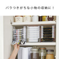 小物収納ケース キッチンラック 取り出しやすい サットリーナ クリア 1セット（1個×3） コジット
