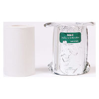 【非常用トイレ】丸英製紙　10年保証備蓄用トイレットペーパー70ｍ　24巻入ｘ4　MST-101-4　1セット（直送品）