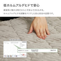 【玄関渡し】 萩原 くすみカラーのストライプフランネルラグ　ショコラ キャメルベージュ 190×240cm（直送品）