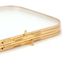 ガラスフォトフレームL版2枚 ゴールド studio CLIP