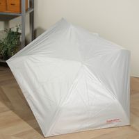 晴雨兼用　軽量ワイドミニ日傘 ホワイト studio CLIP