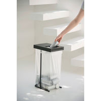 新輝合成 ゴミ箱 45L ユニード ゴミ袋ホルダー ブラック 417101 1個