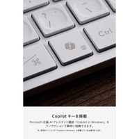 エレコム キーボード マルチペアリング 充電式 ミニサイズ パンタグラフ式 ホワイト TK-PN1075MPAWH 1個