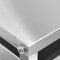 足立製作所 ステンレス製 作業台キッチンワゴン【引き出し付き・幅50cm/キャスター付】 2156-1 1個（直送品）