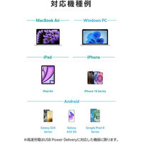 2in1 二股ケーブル (USB-C to USB-C×2) 転送 充電ケーブル 黒 MPA-CCCEC12BK エレコム 1個（直送品）