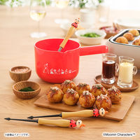 たこ焼き道具 4点セット（粉つぎ・粉ふるい・泡立て・ピック×2本） ムーミン リトルミイ 000DH7402 1個 貝印