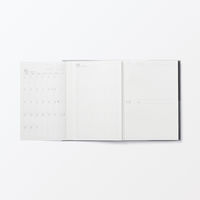 無印良品 一覧できるスケジュール帳 マンスリー デイリー ２０２５年１２月始まり 月曜始まり Ａ５ 黒 良品計画