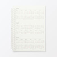 無印良品 リフィルノート リフィル マンスリースケジュール ２０２５年１２月始まり Ａ５・２０穴 月曜始まり 良品計画