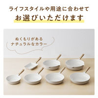 サーモス フライパン 28cm グレージュ IH/ガス火対応 KFO-028 GG 1個 深型設計 軽量 フッ素化合物不使用