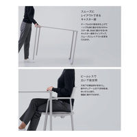 【組立設置込】コクヨ エニーテーブル 長方形 2本キャスター脚 ホワイトブラウン TAN-MK1507M1-M1M11 1台（直送品）