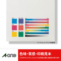 エーワン（A-one）ラベルシール 表示・宛名ラベル マット紙 プリンタ兼用 封筒 シール ステッカー A4 4面 100シート 徳用 31545（わけあり品）