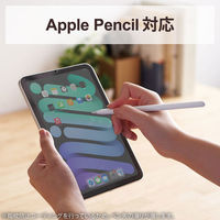 iPad mini 第6世代 ガラスフィルム ガイドフレーム付 指紋防止 TBWA21SFLGGJ エレコム 1個（わけあり品）