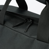 無印良品 撥水 ボストンバッグ 黒 タテ３２×ヨコ５０×マチ２３ｃｍ 良品計画