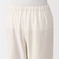 無印良品 レディース 婦人 脇に縫い目のない 二重ガーゼ長袖パジャマ 婦人Ｓ オフ白 良品計画