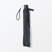 無印良品 晴雨兼用 ２通りにたためる 折りたたみ傘 親骨の長さ５５ｃｍ 黒 良品計画