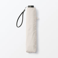 無印良品 晴雨兼用 折りたたみ傘 親骨の長さ６０ｃｍ アイボリー 良品計画