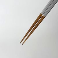 感動の一膳 中（持ち手普通サイズ） グレー 1セット（1膳×3）すべりにくい 国産 食洗機対応 カワイ