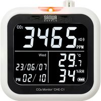 サンワサプライ CO2二酸化炭素測定器(温度・湿度計付き) CHE-C1 1個（直送品）