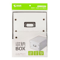 サンワサプライ 組み立て式DVD BOX（ホワイト） FCD-MT4WN 1個（直送品）