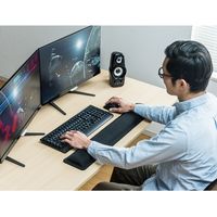 サンワサプライ 超大型低反発リストレスト(キーボード用) TOK-MU4BK 1個