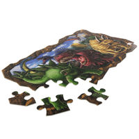 サンスター文具 いっしょにあそぼう!ジグソーパズル ディノ・アース 2669001A 1セット(3枚)（直送品）