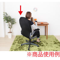 【軒先渡し】ヤマソロ レヴェリー　オフィスチェアー　BK/GY 83-991 1脚（直送品）