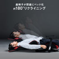 サンワサプライ ゲーミング座椅子(リクライニング・肘付き・レバー式) 150-SNCF005GY 1脚（直送品）