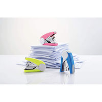 ライオン事務器 かるホッチ ホッチキス(ステープラ) 30枚とじ FS-30N ピンク 20413 1セット(3台)