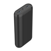 磁気研究所 PD20W/QC3.0対応20000mAhモバイルバッテリー ブラック HD-PD20W20000BTBK 1個