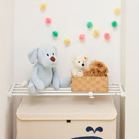 平安伸銅工業 突っ張り棚 強力伸縮 耐荷重13~30kg 幅63~93cm WH KB-63 1個