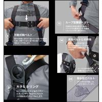 【墜落制止用器具】 スリーエム ジャパン 3M プロテクタ フルハーネス 一丁掛け 1セット ASKULAR96625