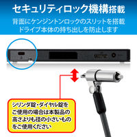 ポータブルDVDドライブ ロジテック USB3.2 書込ソフト付 LDR-PML8U3LBK 1個