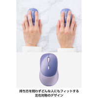 ワイヤレスマウス 静音 Bluetooth 無線(USB) 両対応 4ボタン ブルー M-MY20MBSXBU エレコム 1個（直送品）